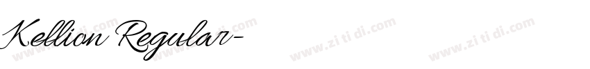 Kellion Regular字体转换 Kellion Regular字体转换